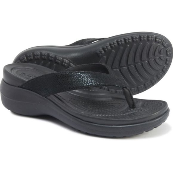 CROCS | Shoes | Crocs Womens Capri Flipflops New | Poshmark